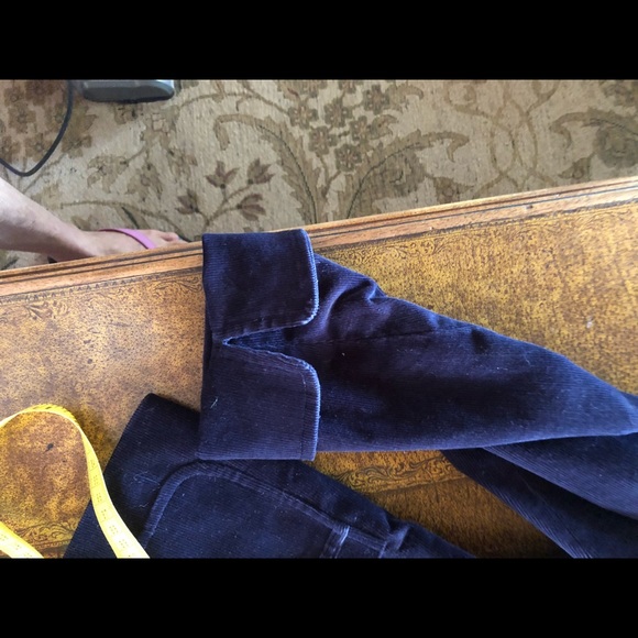 Talbots Navy Corduroy Blazer Size 4 NWOT - Picture 10 of 12